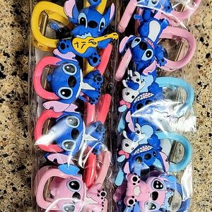 Stitch Character Hair Clips Set for Kids